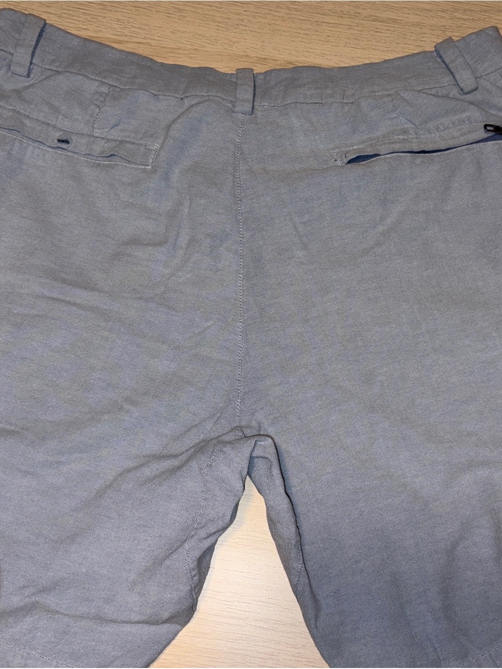 Casual men’s steel blue lululemon shorts 34